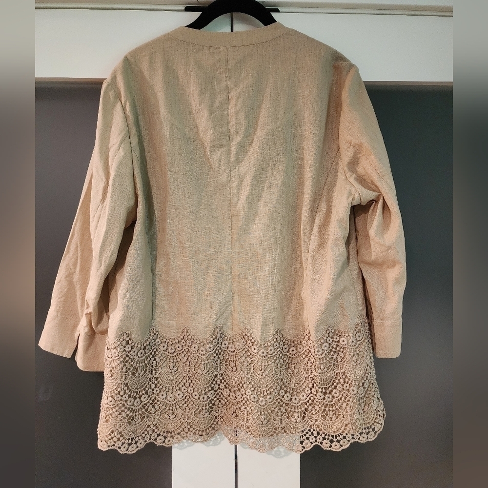Coldwater Creek Linen Blazer - Picture 6 of 13